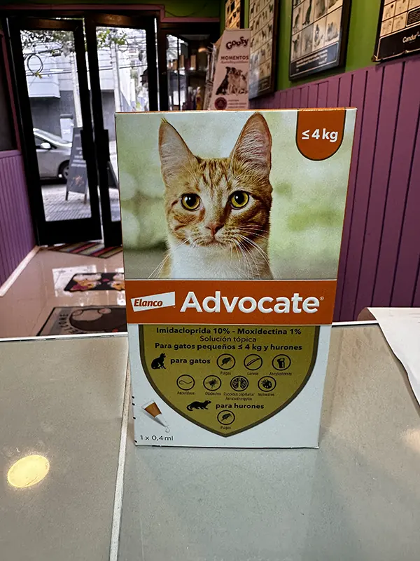 Advocate menos a 4 kg